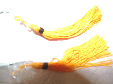 Pair of Tassels, Gold w/Black Knob 506K - Supreme appointed officers (other than Supreme Council Members)