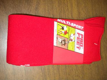 Socks, Red, Thick Crew 9970
