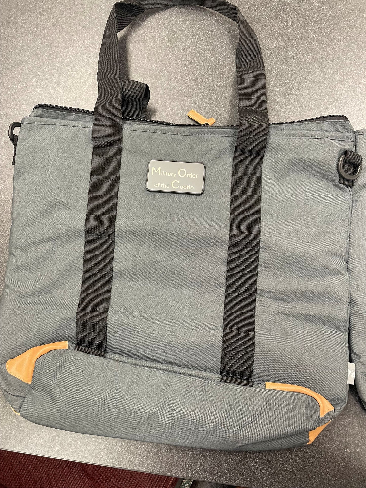 GRAY BAG MILITARY ORDER OF THE COOTIE OR MOC & THREE BUGS - 9700