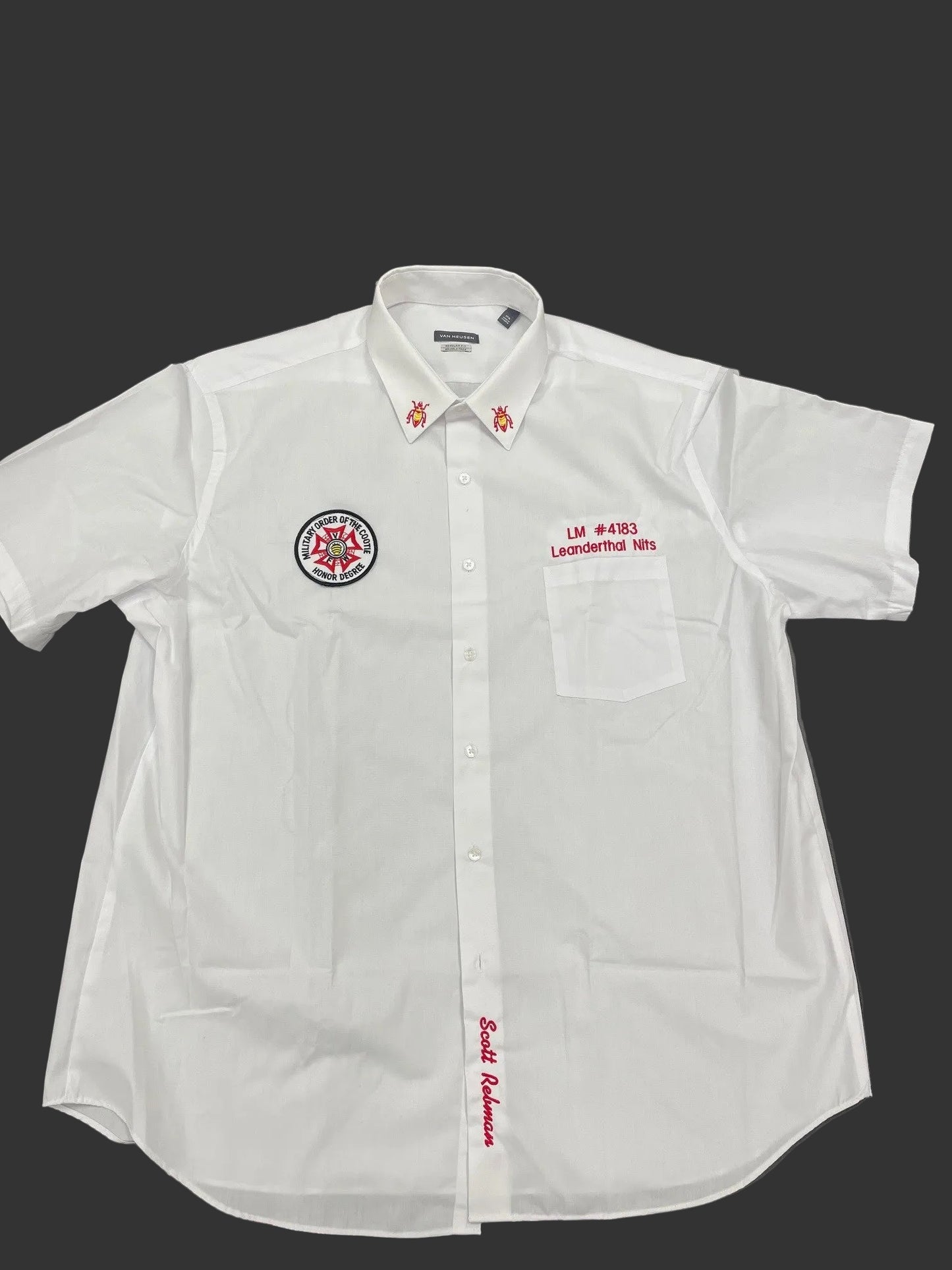 Shirt, Dress, Short Sleeve 1092