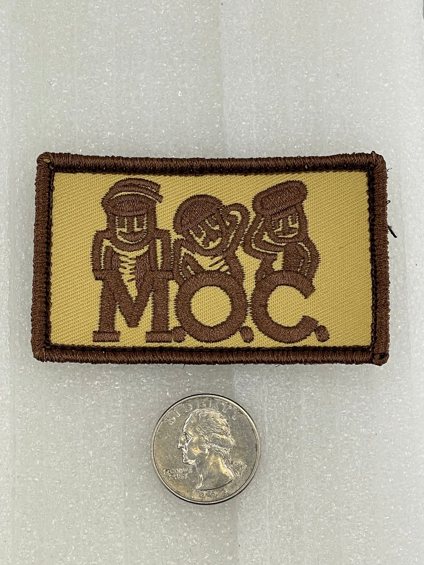 Subdued Velcro Singing Cootie Patch 3123C - 3"