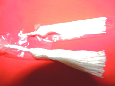Tassels, White 506F Grand Pup Tent Officers