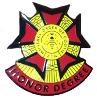 PIN 7032 Honor Degree Pin Large