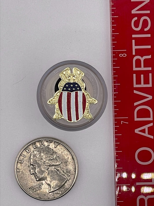 PIN 7040 Flag Bug Pin