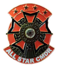 PIN 7605 All Star Commander w/Diamond