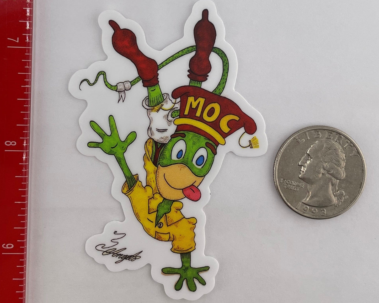 Sticker Handstand Cootie 3 inch - 4122