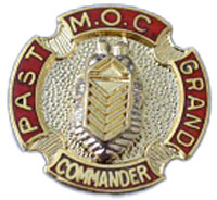 PIN 7016 Past Grand Cmdr Gold Plated