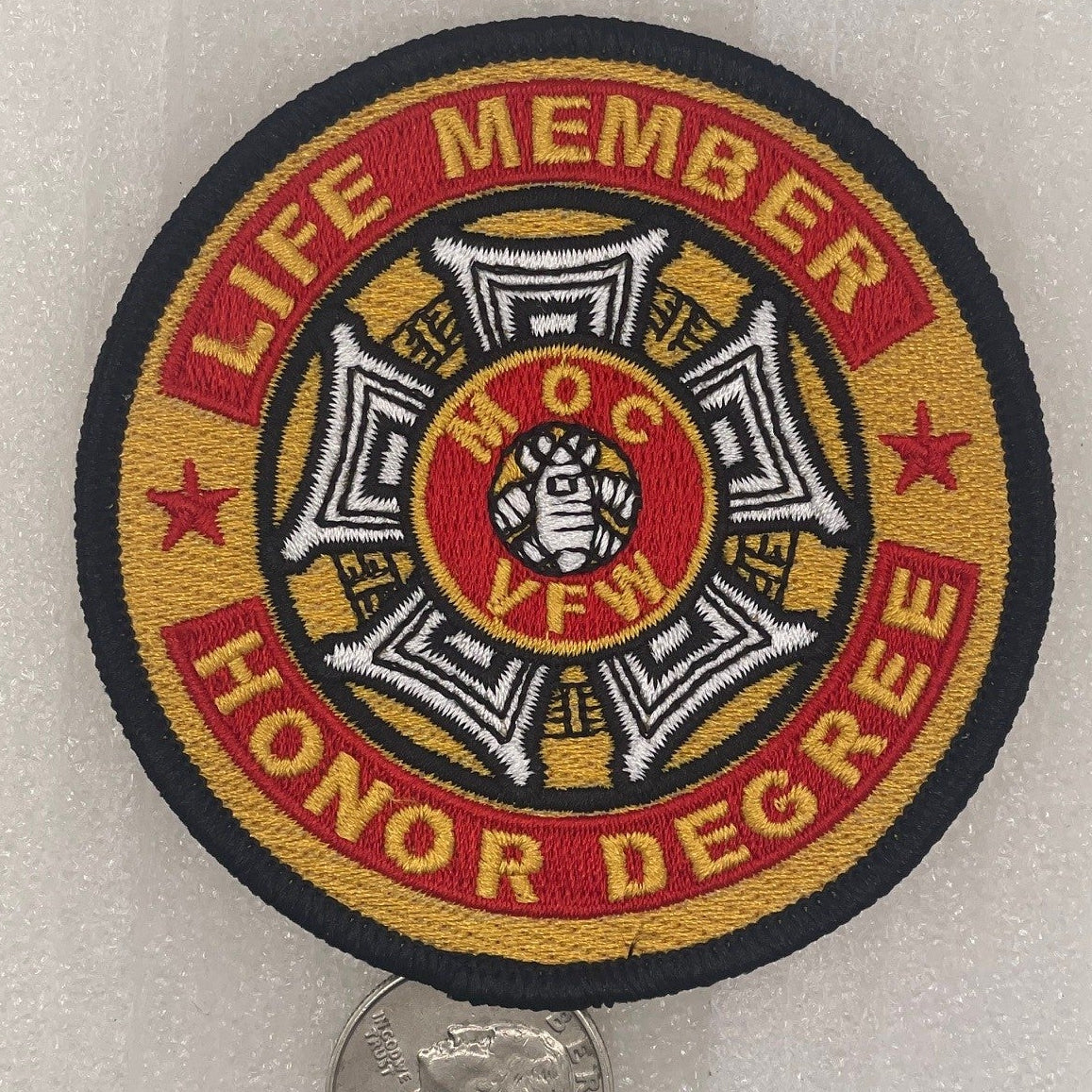 Red Star Life Member Patch 3340RS - 3"